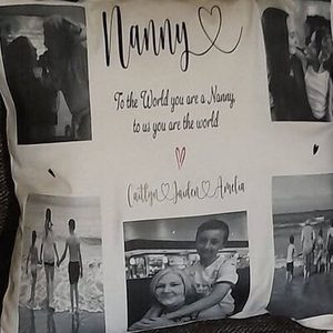 'Nanny' Personalised Photo Cushion