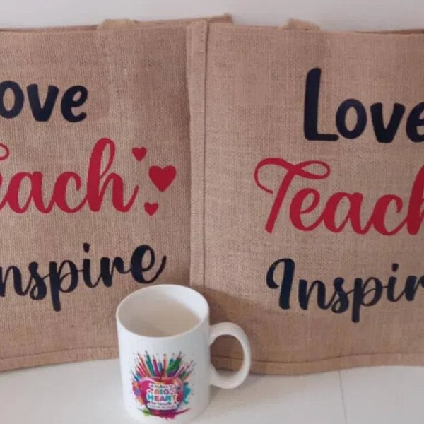 Personalised Jute Tote Bag
