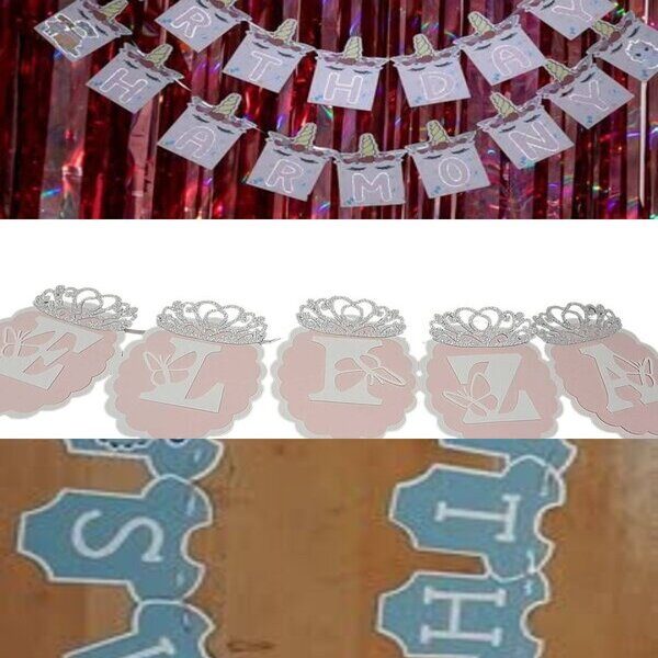 Personalised Party Decor banners